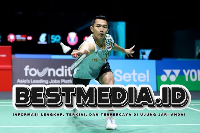 Hasil India Open 2025: Jonatan Christie ke Perempat Final dalam 40 Menit