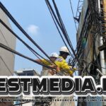 Pemindahan Kabel Semrawut di Tebet ke Bawah Tanah Secara Bertahap