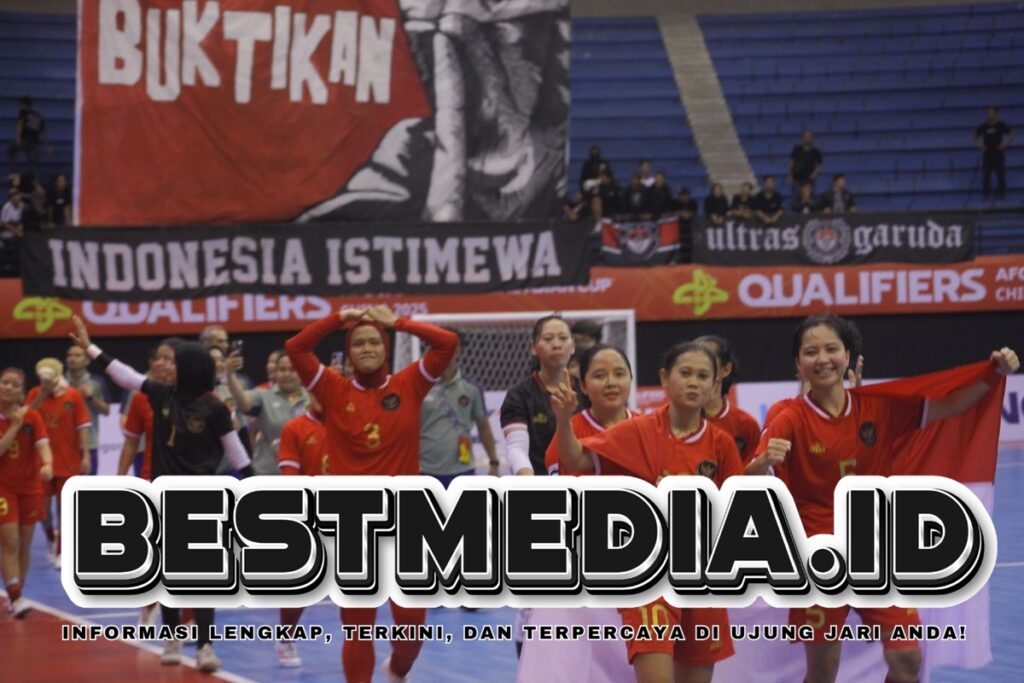 Indonesia Menang atas Hongkong 5-0, Timnas Futsal Putri Juara Grup