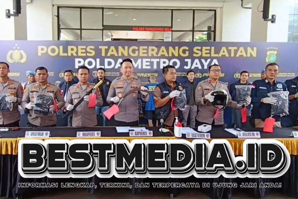 4 Remaja yang Siram Air Keras ke Polisi di Tangsel Ditangkap