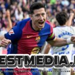 Barcelona Vs Alaves 1-0, Gol ke-18 Lewandowski Bawa Tiga Poin bagi Barca