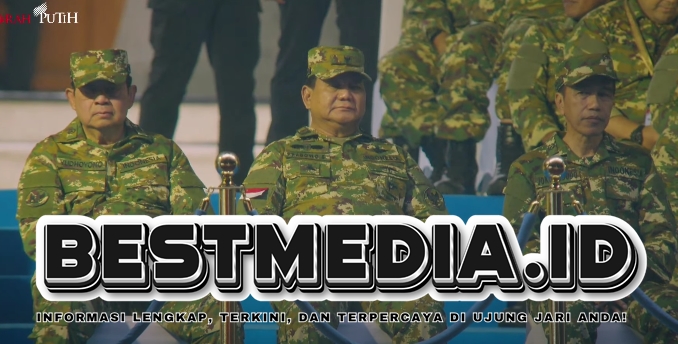 Prabowo Pimpin Upacara Parade Senja di Akmil, Dihadiri Jokowi dan SBY