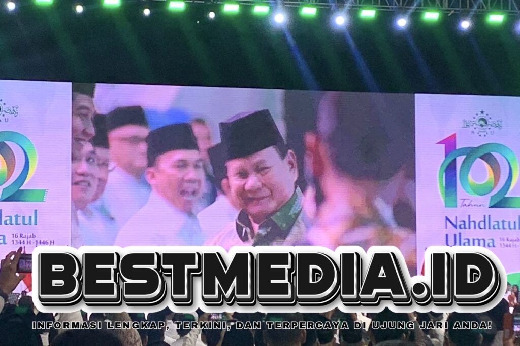 Prabowo-Gibran Meriahkan Puncak Harlah NU di Istora